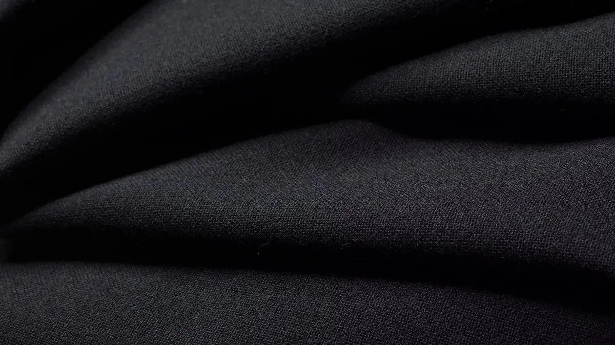 To-Shaft Wool Fabric – Black Gudbrandsdalen Uldvarefabrikk